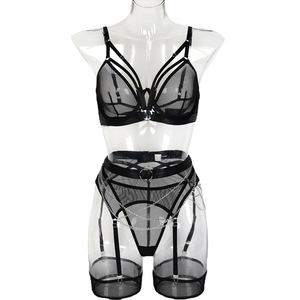 Lingerie Sexy da <span class=keywords><strong>Donna</strong></span> in Rete con Inserti in Catena, Intimo Modellante, Marca Black Wolf, Taglie S-XL - Product Image 3