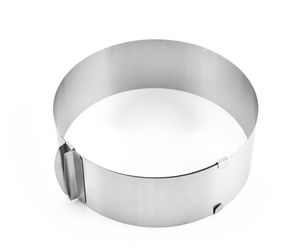 حلقة كعكة قوالب الطبخ قابل للتعديل 6-12 بوصة كعكة عموم قالب تيراميسو موس الفولاذ المقاوم للصدأ <span class=keywords><strong>2</strong></span> في 1 قمع كعكة كيت للخبز - Product Image 2