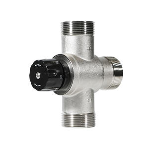 Válvulas Mezcladoras Termostáticas de Cobre Niquelado DN32/DN40 de Fábrica, para Agua Caliente y Fría, Válvulas de Control de Energía Solar - Product Image 4
