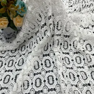 Hot Selling Boho Embroidered Polyester Circle Medallion Guipure Lace Luxury Lace Fabric for Dress