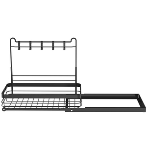 Étagère de rangement <span class=keywords><strong>sous</strong></span> l'évier WIREKING, panier coulissant, organisateur de placard, en métal et acier, pour la cuisine et la maison - Product Image 5