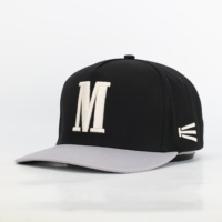 Gorra Snapback Personalizable de 5 Paneles, Bicolor, Estructurada, de Algodón, con Logotipo Bordado en 3D, Casual, Unisex, para Adultos, para Exteriores
