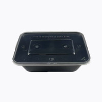 Boîtes à lunch jetables étanches pour micro-ondes, contenants alimentaires en plastique pour la restauration commerciale, la restauration à emporter, le stockage