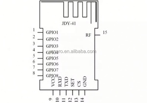 JDY-41 2.4G Wifi <b>Wireless</b> Serial Port Module 2.4G Remote <b>Control</b> <b>Switch</b> Transparent Transmission Onboard Antenna - Product Image 5