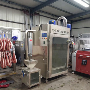 Four à fumage industriel automatique pour tofu, bœuf séché, poulet, porc/saucisses, bacon, boulettes de viande pour restaurants et fermes - Product Image 1