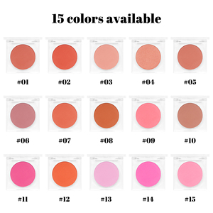 Blush in Polvere Altamente Pigmentato, Basso MOQ, Palette di Blush Rosa, Cosmetici con Etichetta Privata, Fard Vegano a Lunga Durata - Product Image 4