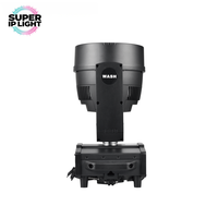 Lot de 12 projecteurs mobiles étanches IP65 40W RGBW avec zoom, effet Bee Eye, DMX512 pour scène