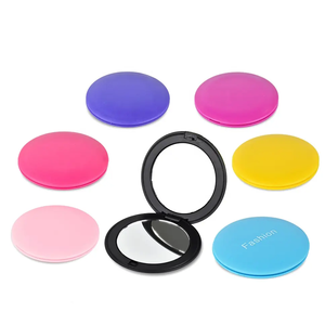 Custom Logo Double Size Cosmetic Hand Mirror Espejo Cute Pocket Compact Mini Mirror for Girl Makeup Vanity