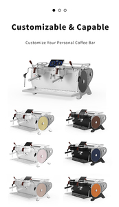 Máquina de Espresso Semiautomática Comercial con Caldera de Acero Inoxidable, 9 Bares, Pantalla de Datos de Extracción en Tiempo Real que Garantiza una Consistencia - Product Image 1
