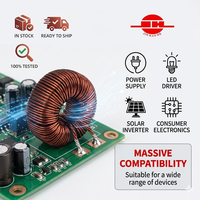 Inducteur toroïdal haute intensité 1000uH à noyau annulaire large en ferrite, faible DCR, pour onduleur solaire, chargeur de VE, système photovoltaïque