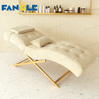 Camilla Curva para Pestañas, Mesa de Masaje y Belleza, Cama Facial, Muebles de Salón, Camillas para Pestañas, Venta Caliente