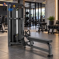 Équipement de musculation commercial CE ISO : Machine de rame assise à sélection de charge par broche (Low Row)