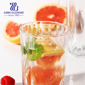 Vaso de agua de cristal de calidad superior, juego transparente de 6 tazas de cristal de roca para beber zumo, 325ml - Product Image 5