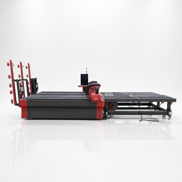 Truetec Float Glass Processing Line Automatic Loading Cutting Breakout Equipment Glass Cutting Machine