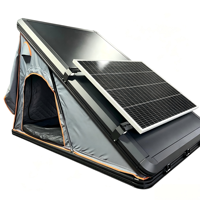 Tenda Atap Panel Surya Dua Lapis Ekstensi Satu Kamar Tidur 4 Musim untuk Berkemah, Dachzelt
