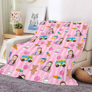 Coperte <span class=keywords><strong>Rachel</strong></span> di Alta Qualità all'Ingrosso, Coperte in Pile e Flanella Personalizzate con Stampa, Regali per Bambini e Studenti - Product Image 4