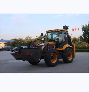 Mini 4x4 Retroexcavadora Loader & Excavator Tractor Backhoe Loader Yaweh Jl4cx 2.5 Ton Chinese Wheel Loaders for Sale 400 2500