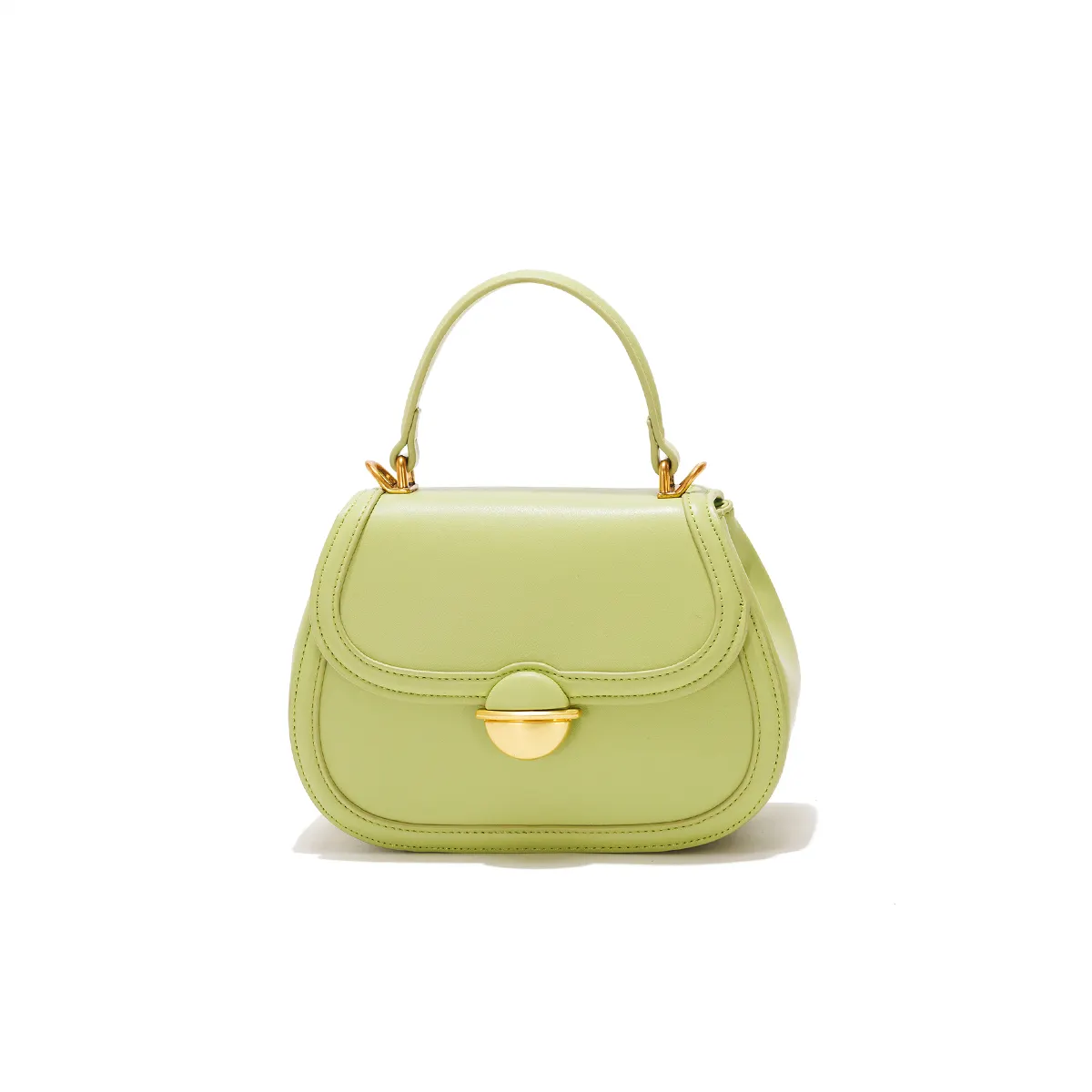 Borse da donna di lusso alla moda graziose borse portatili a contrasto a colori pronte per la spedizione di Design di nicchia piccolo rivetto quadrato