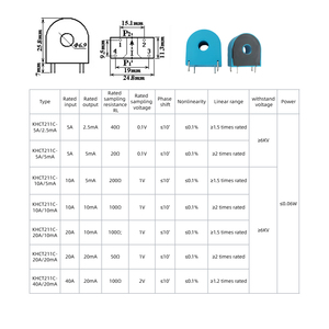 Độ chính xác cao một pha nhựa Micro AC hiện tại biến áp khct211c 0.5 ~ 150A hiện tại Cảm biến thu nhỏ cuộn dây CT giá tốt - Product Image 6