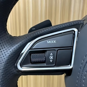Volant sport en fibre de carbone pour Audi A3 A8 A4 A5 A1 A6 A7 Q5 Q7 <span class=keywords><strong>RS3</strong></span> RS4 RS5 S3 S4 S5 RS6 RS7 Q3 Q5 Q7 C6 8V B8.5 - Product Image 2