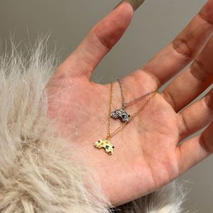 Dylam Dainty Charm S925 Silver Link <b>Chain</b> 5A Cubic Zirconia LGBT Rainbow Pendant Necklace for Women Men Jewelry Jewellery - Product Image 2