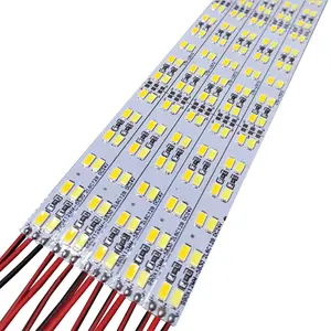 IP65 1 M 100 Cm 5730 5630 Double Row Warna Ganda Aluminium Hard LED Strip Rigids Bar Light