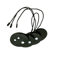 Étiquettes personnalisées pour vêtements et chaussures, écologiques, avec logo 3D en relief, en plastique PP, étiquettes suspendues avec cordon en nylon, sacs de marquage