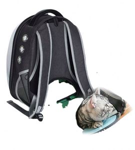 Sac à dos pour animaux de compagnie homologué par les compagnies aériennes, best-seller de l'usine BSCI, sac à dos pour chat en polyester, capsule spatiale à bulles. - Product Image 3