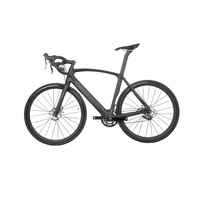 Vélo de route en carbone DENGFU FM099 Shi 105 noir avec freins à disque et cadre en carbone