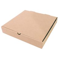 Boîte à pizza simple et sobre de couleur marron à prix avantageux