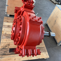 Moteur hydraulique à pistons radiaux à faible vitesse et couple élevé, série MS, entraînement à courbe interne pour grue, treuil, exploitation minière