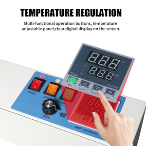 เครื่องซีลถุงแบบตั้งโต๊ะ FR-900 ความเร็วสูง พร้อมระบบควบคุมความเร็ว สำหรับถุงพลาสติกในอุตสาหกรรมอาหารและค้าปลีก - Product Image 5