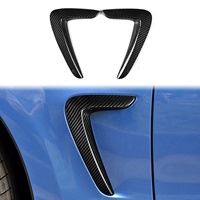 JDMotorsport88 2 pièces, grille d'admission latérale de voiture en fibre de carbone véritable, couvercle de ventilation de pare-chocs pour BMW Série 4 F32 F33 F36 2015-2020
