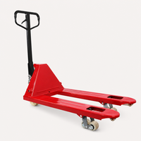 Chariot à palettes manuel à fourches larges 550 mm, transpalette hydraulique manuel 3 tonnes, roues en nylon, hauteur de levage 200 mm, certifié CE, roues en nylon, vente en gros