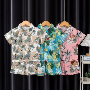 Completo Set Estivo 2026 per Bambini: Maglietta <span class=keywords><strong>a</strong></span> Maniche Corte con Stampa Cartoon e Pantaloncini in Poliestere - Disponibile Subito - Product Image 1