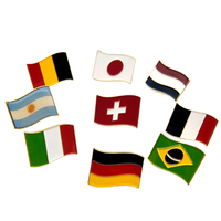 Vente en gros de pin's personnalisés en métal émaillé, style patriotisme, avec drapeaux nationaux, design Sean Hannity, impression sérigraphique, design 2D/3D
