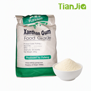 Poudre de Gomme Xanthane de Qualité Alimentaire Tianjia 200 Mesh Épaississant Stabilisateur Certifié Casher/<span class=keywords><strong>Halal</strong></span>/<span class=keywords><strong>E415</strong></span> Durée de Conservation 24 Mois pour Boissons - Product Image 1