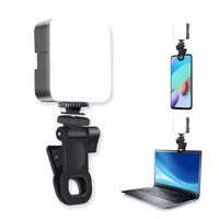 Lumière Selfie Portable à Angle Réglable pour Vlogging, Vidéos TikTok et Photos, Lampe Clip-on d'Extérieur pour Téléphone et Appareil Photo