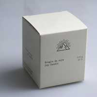 Boîte personnalisée en papier coton pour soins de la peau, avec estampage holographique et gaufrage, emballage STE pour huile corporelle