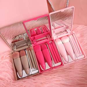Factory Wholesale Price Pink Makeup Brush Travel Set Make Your Own Logo Brushes for Women Makeup - Product Image 4