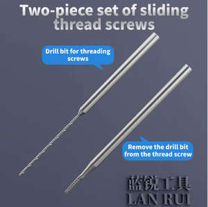 Lanrui U8-Jeu de 2 forets à filetage dénudé en alliage pour retirer rapidement le fil dénudé du téléphone portable - Product Image 2