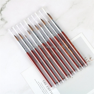 Pincel para <span class=keywords><strong>Uñas</strong></span> con Mango <span class=keywords><strong>de</strong></span> Madera <span class=keywords><strong>de</strong></span> Palisandro Tallado a Mano, Juego <span class=keywords><strong>de</strong></span> Pinceles Kolinsky Sable para <span class=keywords><strong>Uñas</strong></span>, Pincel Redondo para <span class=keywords><strong>Uñas</strong></span> <span class=keywords><strong>Acrílicas</strong></span> para Técnicos <span class=keywords><strong>de</strong></span> <span class=keywords><strong>Uñas</strong></span> Avanzados - Product Image 3
