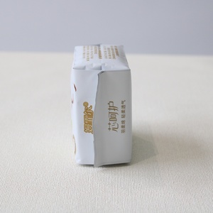 Serviettes hygiéniques personnalisées ultra-absorbantes avec ailettes et protection anti-fuites, super douces, avec couche supérieure non-tissée en coton et SAP japonais - Product Image 6