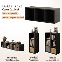 Meuble TV Modulaire en Bois Massif de Luxe Moderne, Configurable, Plusieurs Styles pour Salon, Appartement, Hôtel, Convient aux Téléviseurs de 65+ Pouces