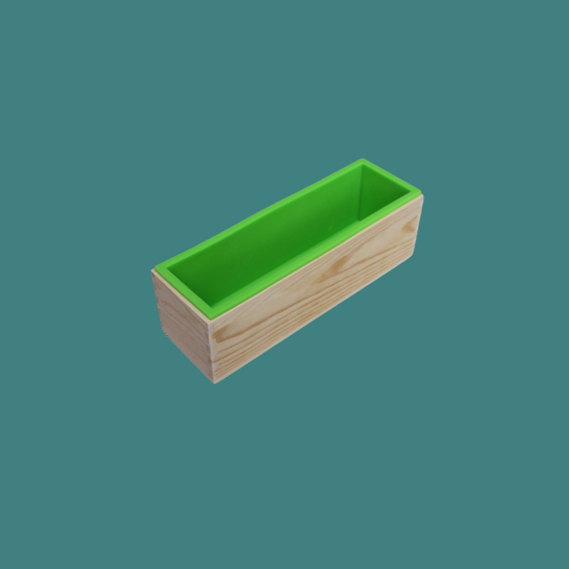 Coffret en bois + moule intérieur vert