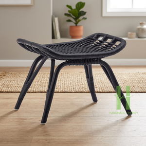 Natural Round Modern Rattan <b>Chair</b> <b>Back</b> Arm <b>Chair</b> Round Wicker Lounge <b>Chair</b> Customized and Handmade in Vietnam Factory - Product Image 1