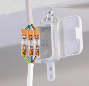 Accessoires de connecteurs isolés rapides pour électriciens Wagos 221-2411/2401, tige de commande pour <span class=keywords><strong>borne</strong></span> de raccordement parallèle pour éclairage - Product Image 1