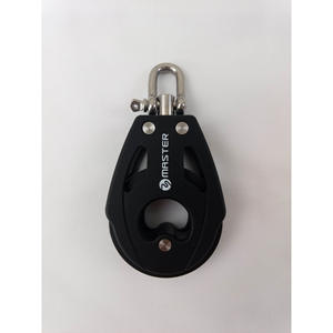 Poulie à bille simple/ Pivotante/ à manille BB-0501F pour voilier, diamètre de roue 57 mm, diamètre de câble 10 mm, quincaillerie marine - Product Image 3