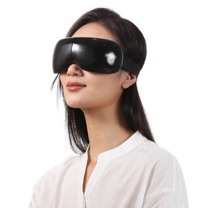 Masajeador eléctrico inteligente recargable plegable de 4 modos de terapia de música calentada presión de aire compresión de calor máscara de ojos - Product Image 1