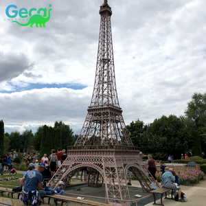 GECAI - Escultura en Miniatura para Parque, Modelo de la Torre Eiffel, Arcilla de Gesso PE, Impermeable - Product Image 3